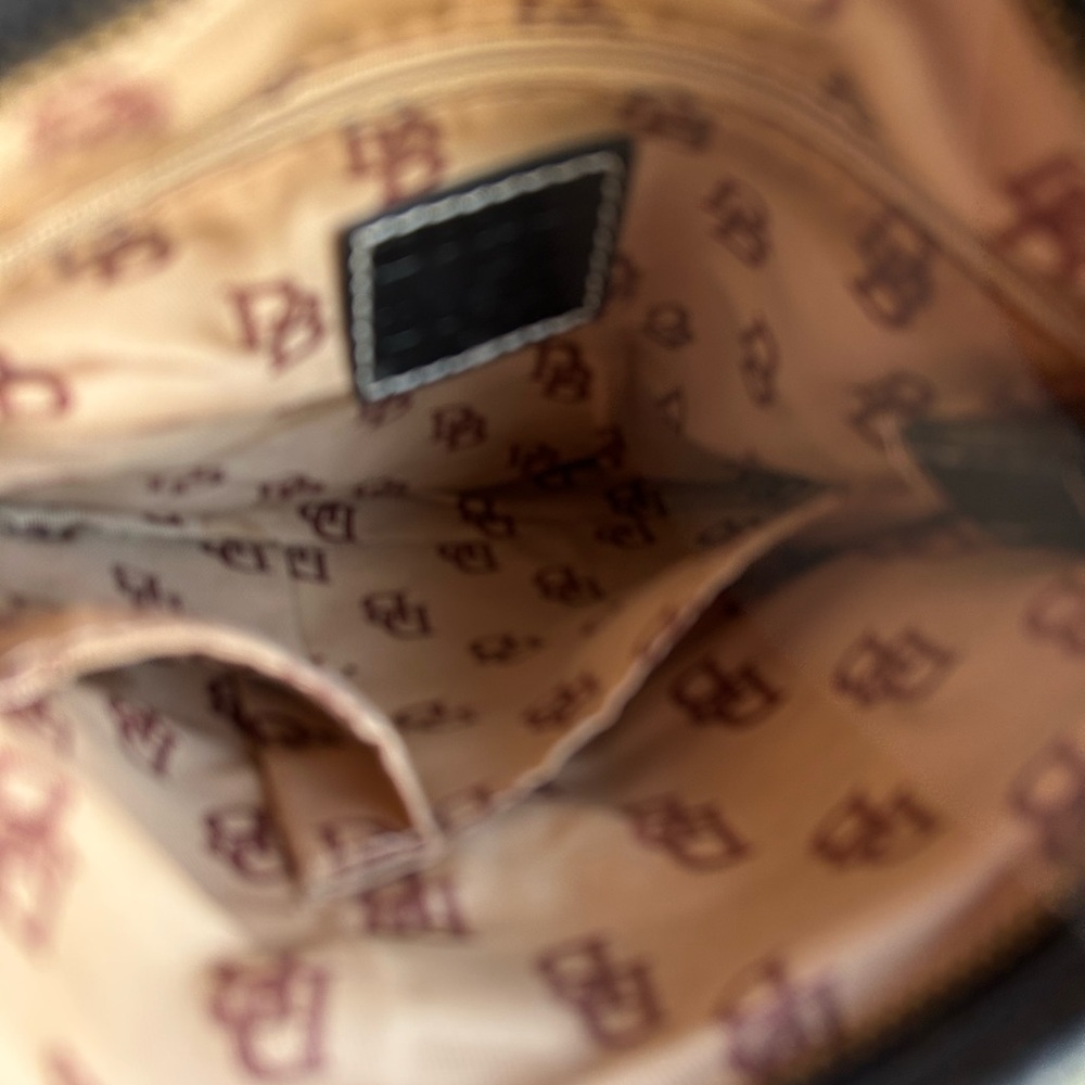 Dooney & Bourke Black Crossbody Bag with Red Accents - Picture 7 of 14